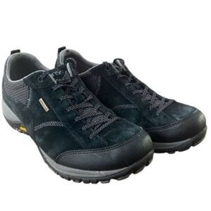 Dansko Paisley Black Gray Waterproof Hiking Leather Shoes Sneakers Women's 38/8